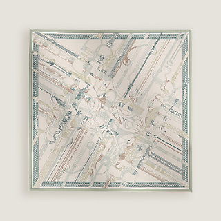 Concours d'Etriers Remix double face scarf 70 | Hermès USA